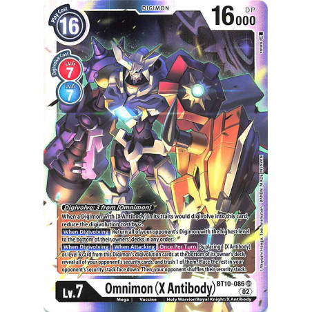 Digimon_TCG_BT10-086_Omnimon_(X_Antibody)_Super_Rare_Xros_Encounter_Card_Game