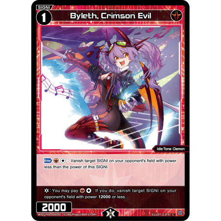 Vanguard_TCG_card_WXDI-P00-059[EN]_C_Byleth_Crimson_Evil_INTERLUDE_DIVA