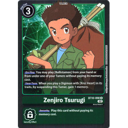 Digimon_TCG_BT10-090_Zenjiro_Tsurugi_Rare_Xros_Encounter_Card_Game