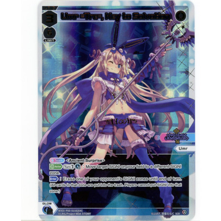 Vanguard_TCG_card_WXDI-P00-015S[EN]_SCR-L_Umr_Tre_Key_to_Salvation_INTERLUDE_DIVA
