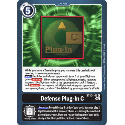 Digimon_TCG_BT10-105_Defense_Plug-In_C_Common_Xros_Encounter_Card_Game