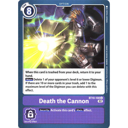 Digimon_TCG_BT10-108_Death_the_Cannon_Uncommon_Xros_Encounter_Card_Game