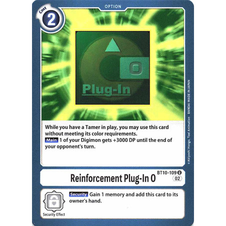 Digimon_TCG_BT10-109_Reinforcement_Plug-In_O_Common_Xros_Encounter_Card_Game