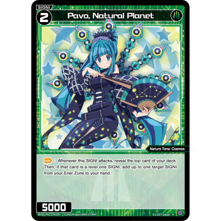 Vanguard_TCG_card_WXDI-P01-074[EN]_R_Pavo_Natural_Planet_INTERLUDE_DIVA