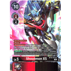 Digimon_TCG_BT10-013_Shoutmon_X5_Alternative_Art_Xros_Encounter_Card_Game