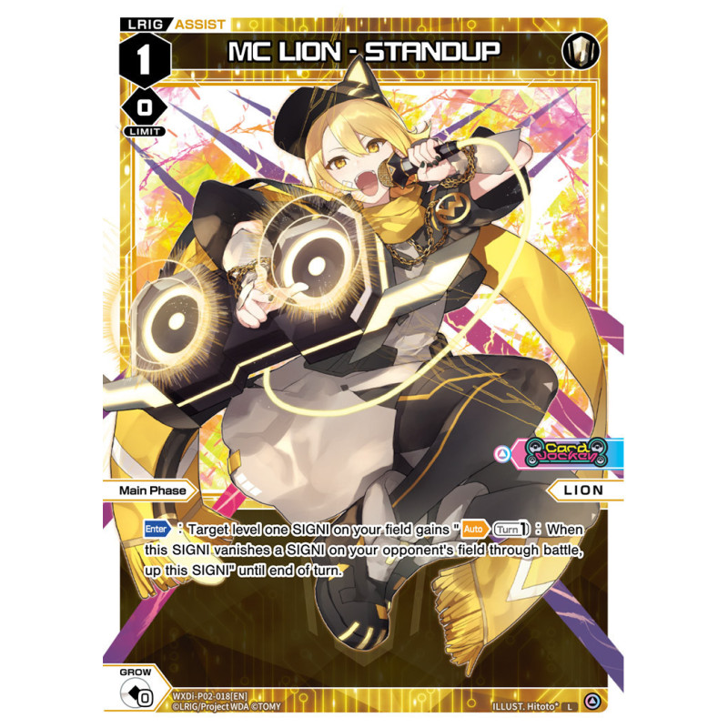 Vanguard_TCG_card_WXDi-P02-018[EN]_L_MC_LION_-_STANDUP_INTERLUDE_DIVA