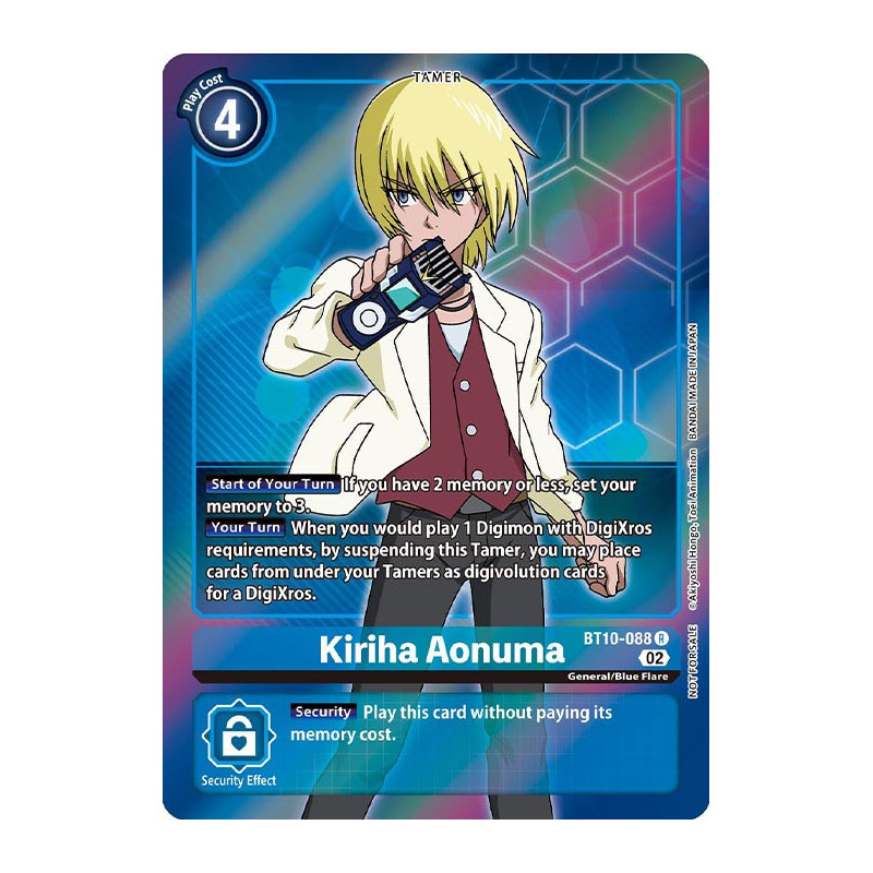 Digimon_TCG_BT10-088_Kiriha_Aonuma_Alternative_Art_Xros_Encounter_Card_Game
