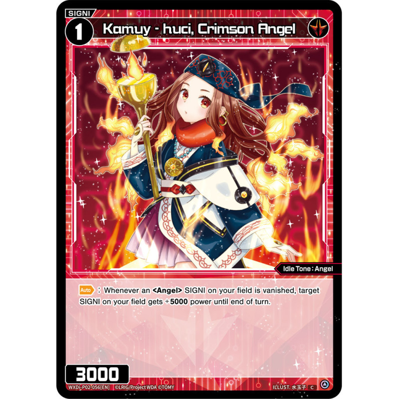 Vanguard_TCG_card_WXDi-P02-056[EN]_C_Kamuy_-_huci_Crimson_Angel_INTERLUDE_DIVA