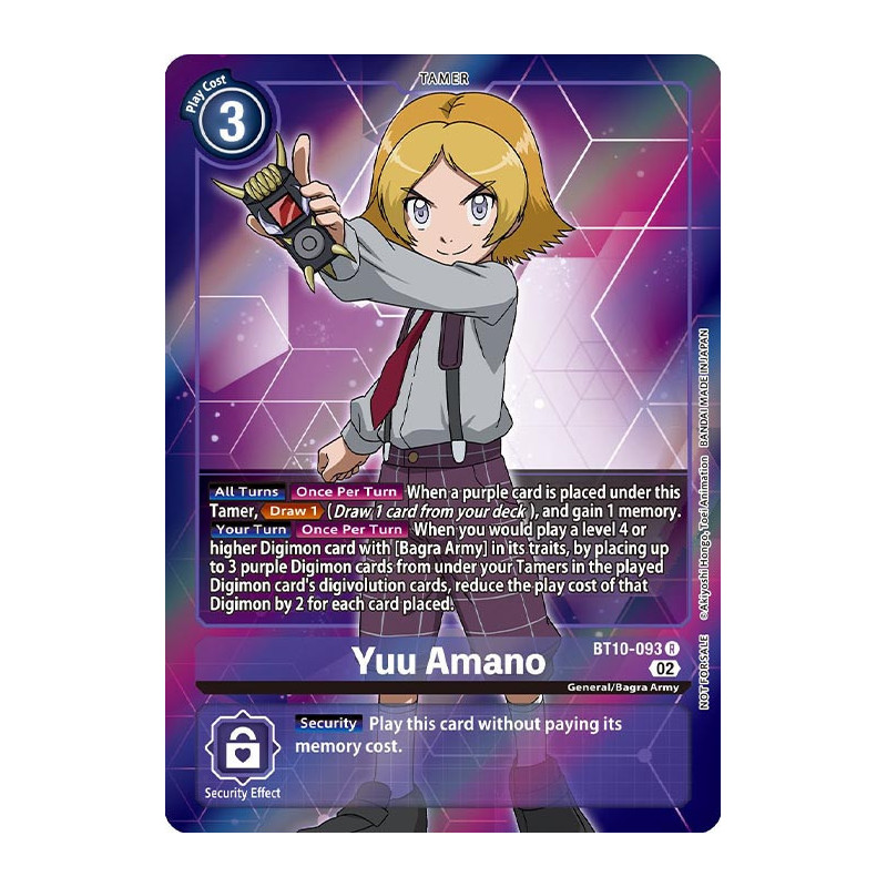 Digimon_TCG_BT10-093_Yuu_Amano_Alternative_Art_Xros_Encounter_Card_Game