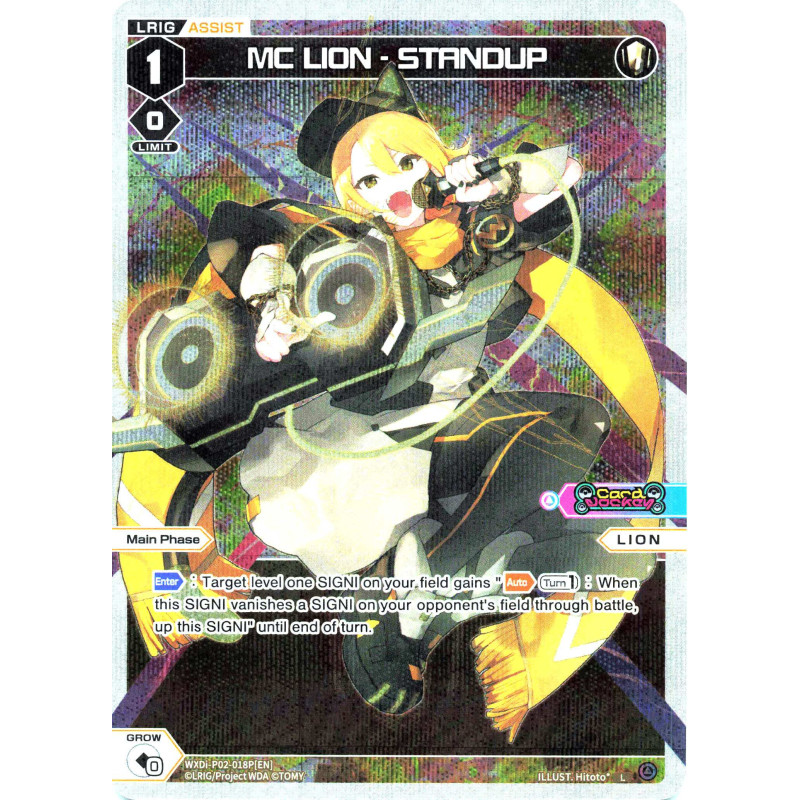 Vanguard_TCG_card_WXDi-P02-018P[EN]_P-L_MC_LION_-_STANDUP_INTERLUDE_DIVA