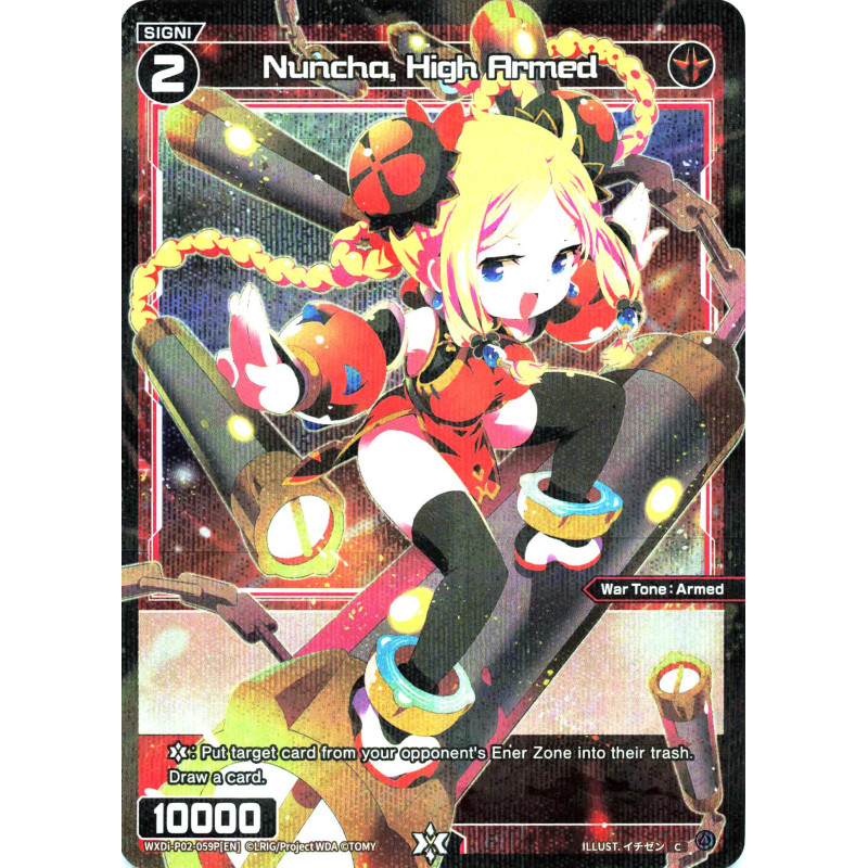 Vanguard_TCG_card_WXDi-P02-059P[EN]_P-C_Nuncha_High_Armed_INTERLUDE_DIVA