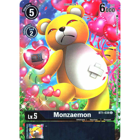 Digimon_TCG_BT10_BT1-038_AA_Monzaemon_Alternative_Art_Xros_Encounter_Card_Game