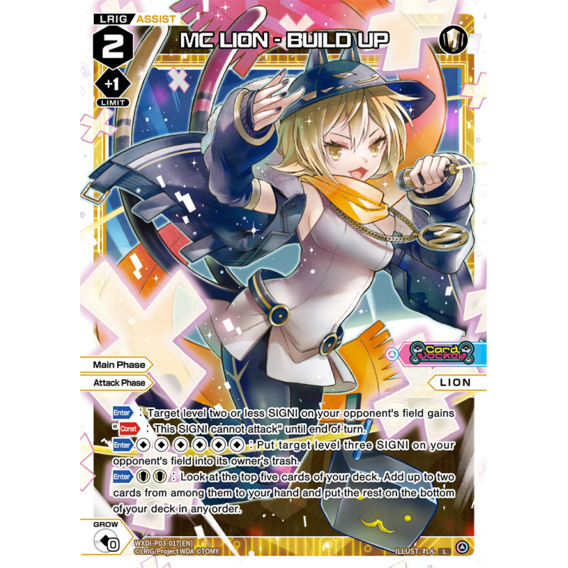 Vanguard_TCG_card_WXDi-P03-017[EN]_L_MC_LION_-_BUILD_UP_INTERLUDE_DIVA