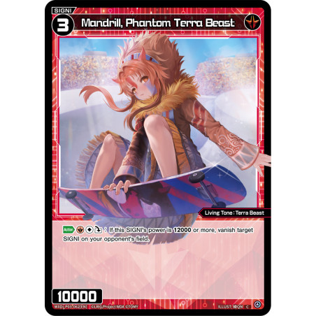 Vanguard_TCG_card_WXDi-P03-062[EN]_C_Mandrill_Phantom_Terra_Beast_INTERLUDE_DIVA