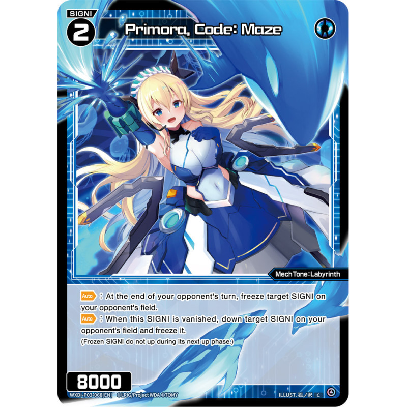 Vanguard_TCG_card_WXDi-P03-068[EN]_C_Primora_Code_Maze_INTERLUDE_DIVA