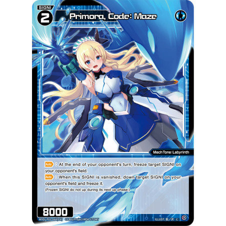 Vanguard_TCG_card_WXDi-P03-068[EN]_C_Primora_Code_Maze_INTERLUDE_DIVA