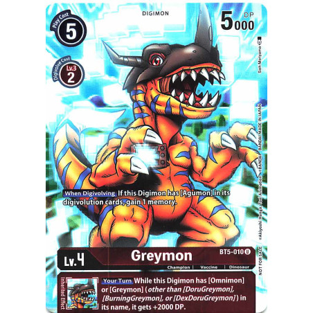Digimon_TCG_BT10_BT5-010_AA_GreymonAlternative_Art_Xros_Encounter_Card_Game