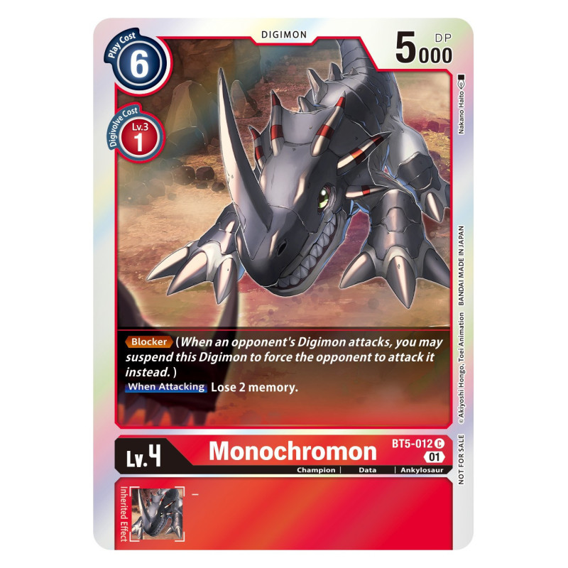 Digimon_TCG_BT10_BT5-012_AA_Monochromon_Alternative_Art_Xros_Encounter_Card_Game