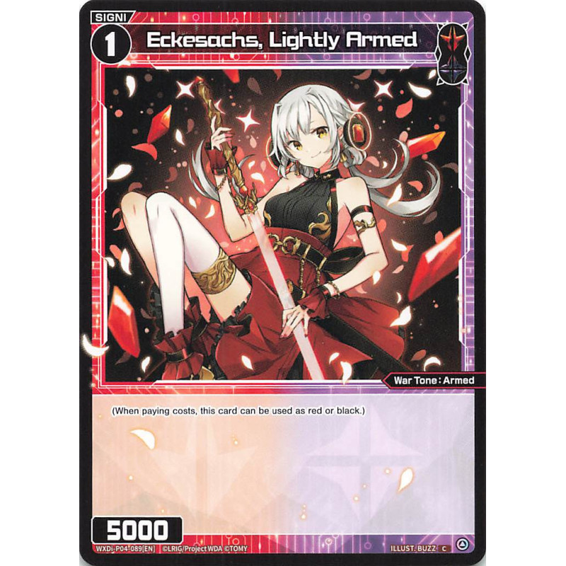 Vanguard_TCG_card_WXDi-P04-089[EN]_C_Eckesachs_Lightly_Armed_INTERLUDE_DIVA