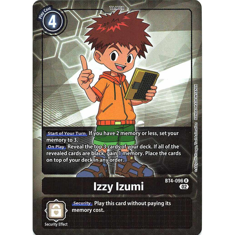 Digimon_TCG_ST12_13_BT4-096_AA_Izzy_IzumiAlternative_Art_Xros_Encounter_Card_Game