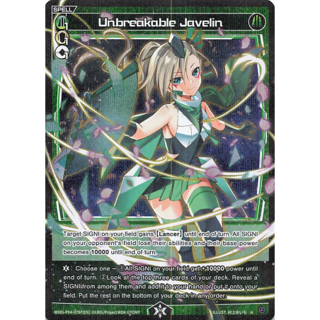 Vanguard_TCG_card_WXDi-P04-079P[EN]_R(P)_Unbreakable_Javelin_INTERLUDE_DIVA
