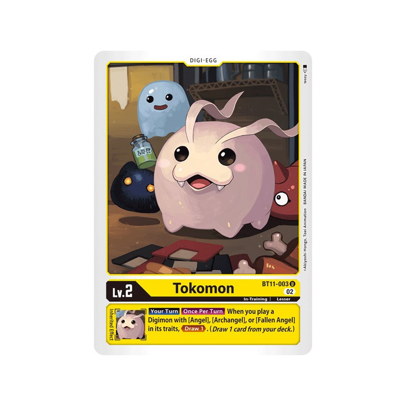 Digimon_TCG_BT11-003_TokomonUncommon_Dimensional_Phase_Card_Game