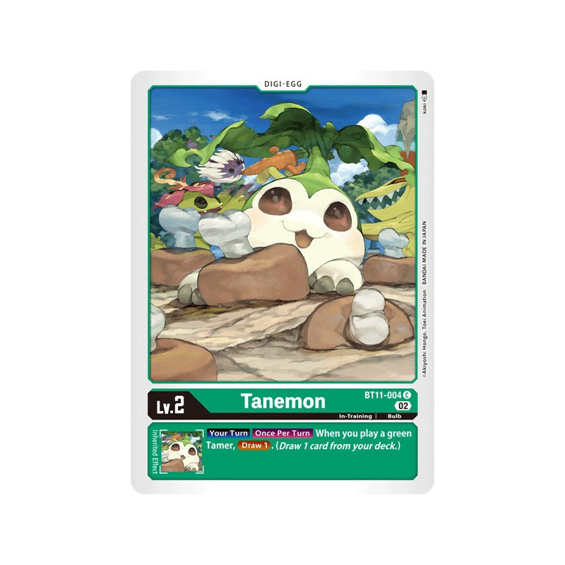 Digimon_TCG_BT11-004_TanemonCommon_Dimensional_Phase_Card_Game