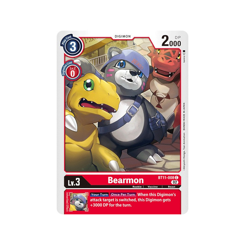 Digimon_TCG_BT11-008_BearmonCommon_Dimensional_Phase_Card_Game