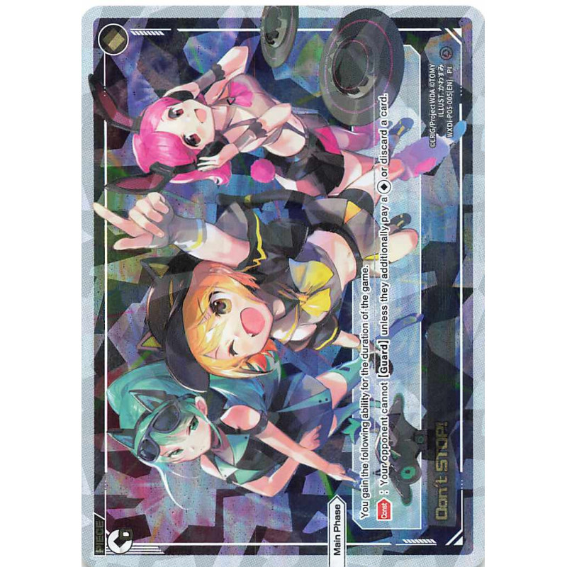 Vanguard_TCG_card_WXDi-P05-005[EN]_PI_Don_t_STOP_INTERLUDE_DIVA