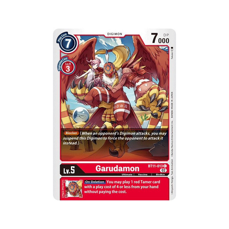 Digimon_TCG_BT11-013_GarudamonCommon_Dimensional_Phase_Card_Game