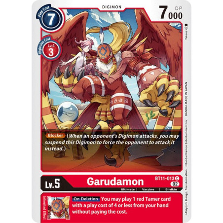 Digimon_TCG_BT11-013_GarudamonCommon_Dimensional_Phase_Card_Game