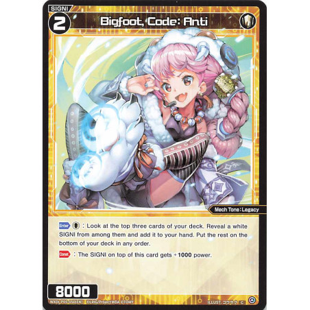 Vanguard_TCG_card_WXDi-P05-050[EN]_C_Bigfoot_Code_Anti_INTERLUDE_DIVA
