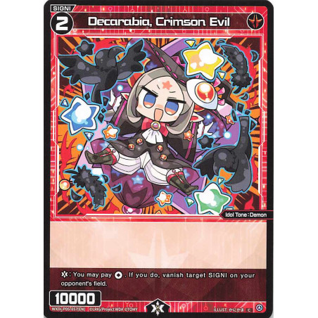 Vanguard_TCG_card_WXDi-P05-057[EN]_C_Decarabia_Crimson_Evil_INTERLUDE_DIVA