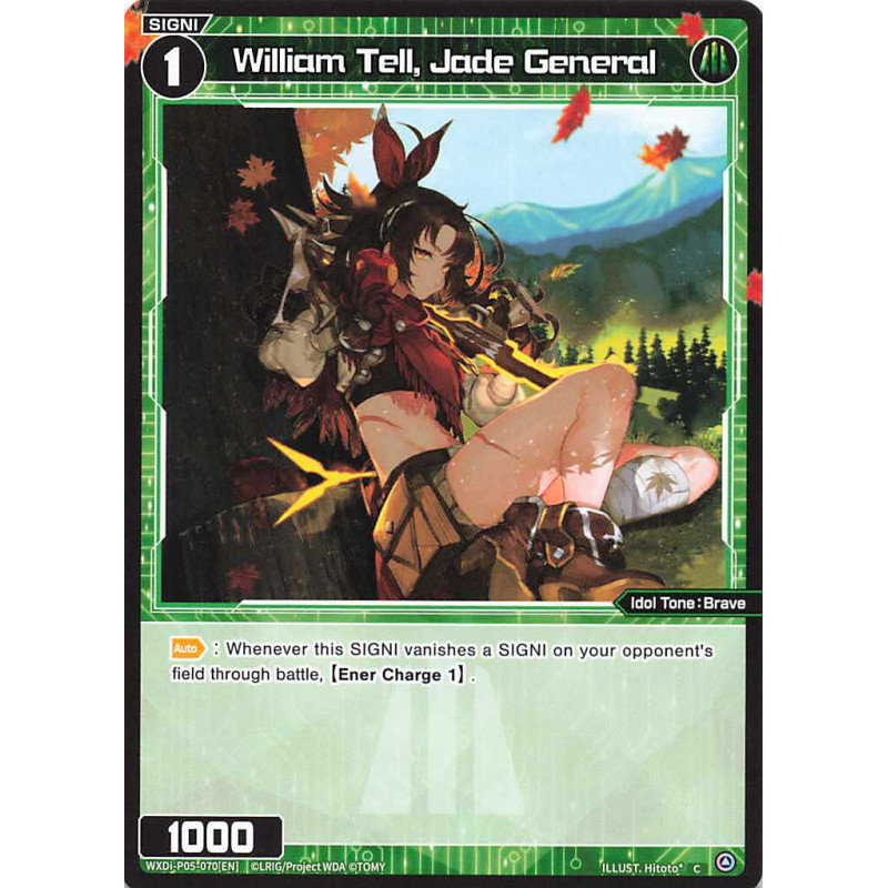 Vanguard_TCG_card_WXDi-P05-070[EN]_C_William_Tell_Jade_General_INTERLUDE_DIVA