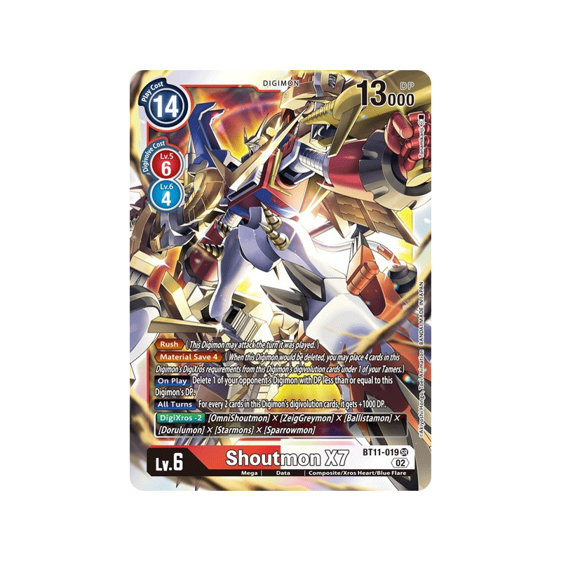 Digimon_TCG_BT11-019_Shoutmon_X7Super_Rare_Dimensional_Phase_Card_Game