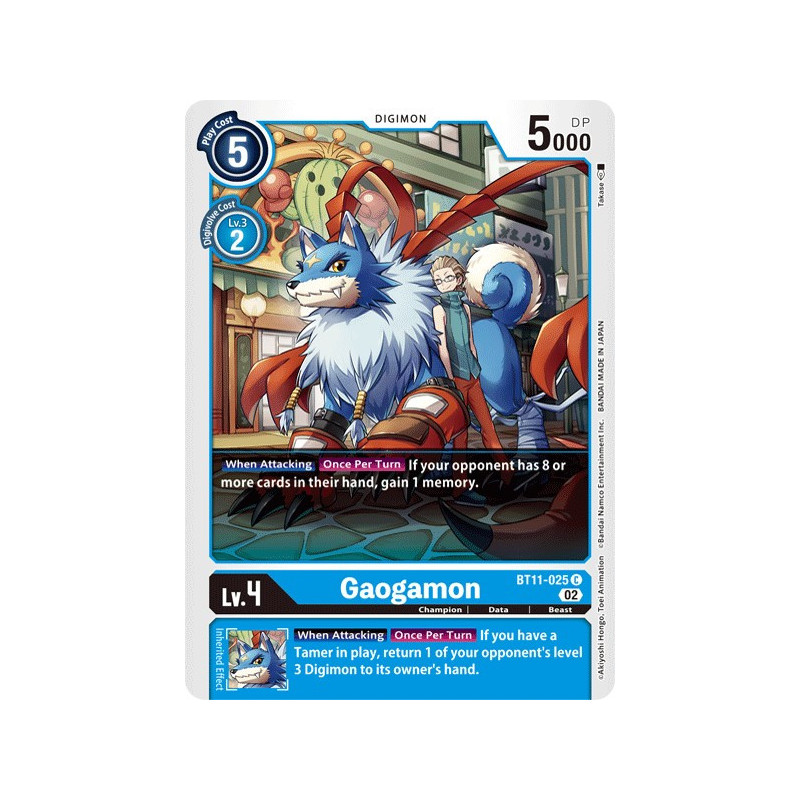 Digimon_TCG_BT11-025_GaogamonCommon_Dimensional_Phase_Card_Game
