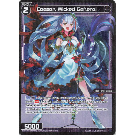 Vanguard_TCG_card_WXDi-P05-081P[EN]_P-R_Caesar_Wicked_General_INTERLUDE_DIVA