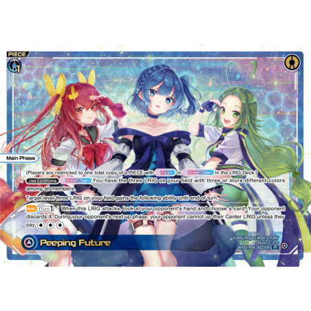 Vanguard_TCG_card_WXDi-P06-002[EN]_PI_Peeping_Future_INTERLUDE_DIVA