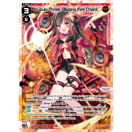 Vanguard_TCG_card_WXDi-P06-011[EN]_LC_Yuzuki_Three_Blazing_Fire_Chant_INTERLUDE_DIVA