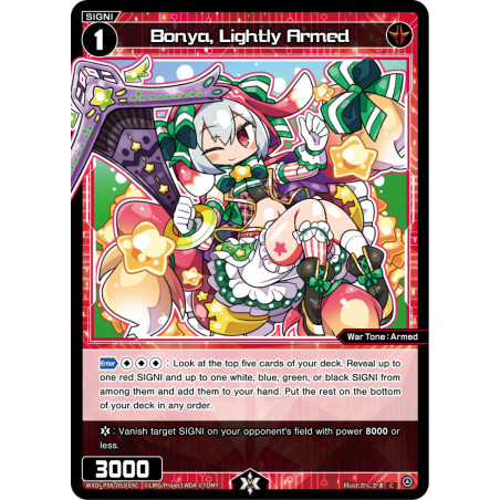 Vanguard_TCG_card_WXDi-P06-053[EN]_C_Bonya_Lightly_Armed_INTERLUDE_DIVA