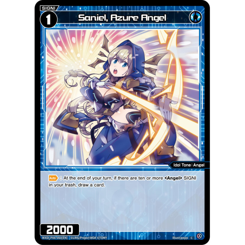 Vanguard_TCG_card_WXDi-P06-060[EN]_C_Saniel_Azure_Angel_INTERLUDE_DIVA
