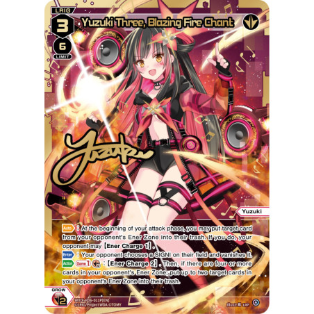 Vanguard_TCG_card_WXDi-P06-011P[EN]_LRP_Yuzuki_Three_Blazing_Fire_Chant_INTERLUDE_DIVA