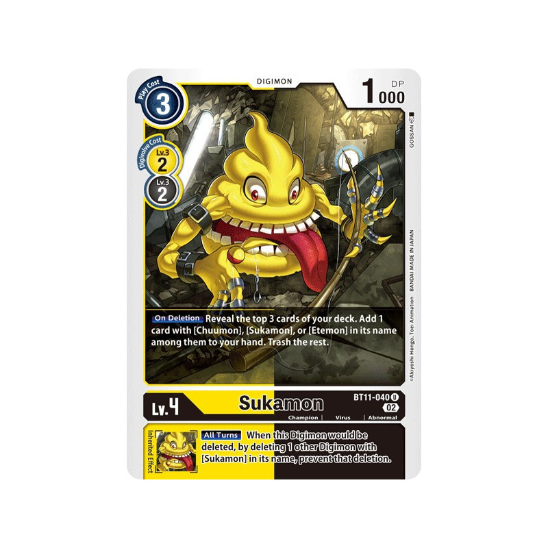 Digimon_TCG_BT11-040_SukamonUncommon_Dimensional_Phase_Card_Game