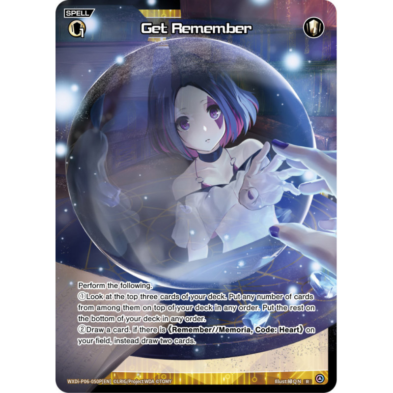 Vanguard_TCG_card_WXDi-P06-050P[EN]_P_R_Get_Remember_INTERLUDE_DIVA