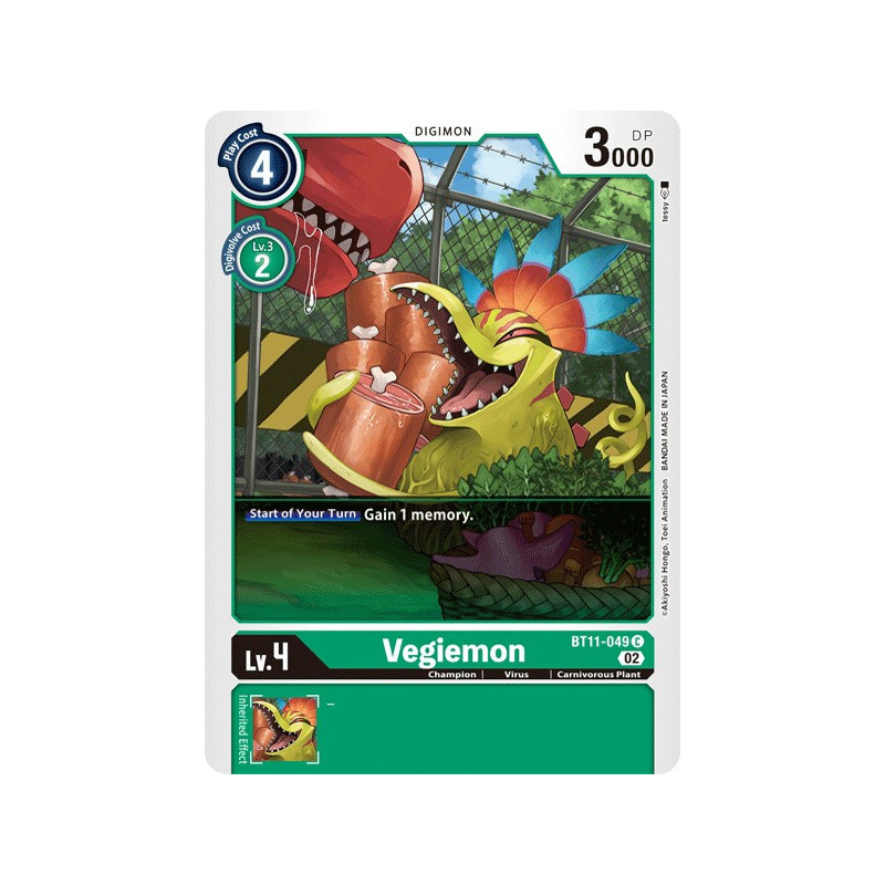 Digimon_TCG_BT11-049_VegiemonCommon_Dimensional_Phase_Card_Game