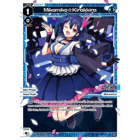 Vanguard_TCG_card_WXDi-P07-023[EN]_LC_Mikomiko☆Kirakkira_INTERLUDE_DIVA