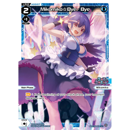 Vanguard_TCG_card_WXDi-P07-026[EN]_LC_Mikomiko☆Bye_-_Bye_INTERLUDE_DIVA