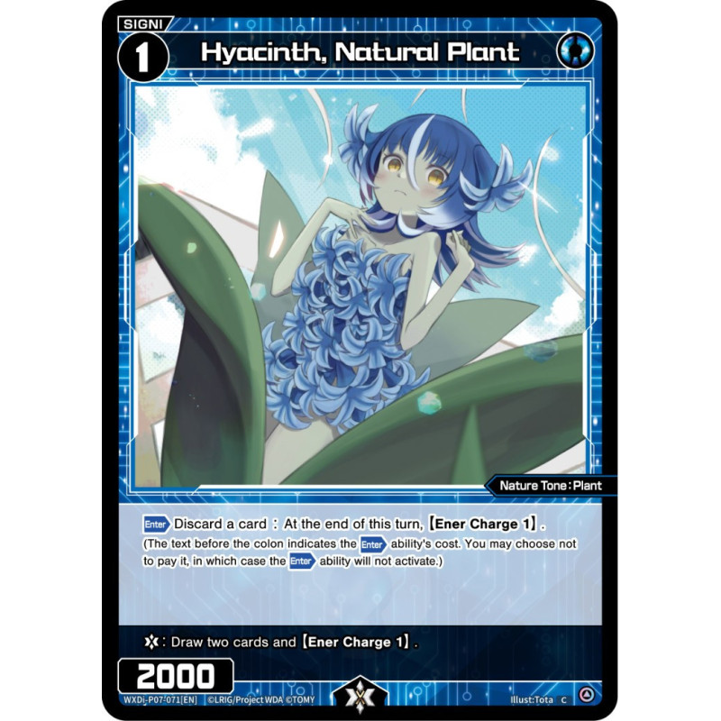 Vanguard_TCG_card_WXDi-P07-071[EN]_C_Hyacinth_Natural_Plant_INTERLUDE_DIVA
