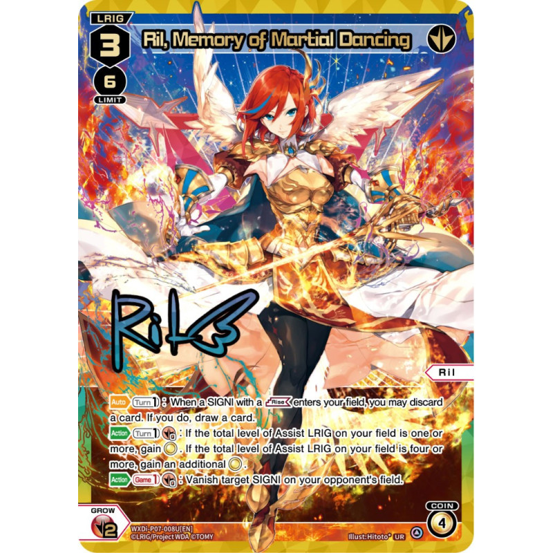 Vanguard_TCG_card_WXDi-P07-008U[EN]_UR_Ril_Memory_of_Martial_Dancing_INTERLUDE_DIVA