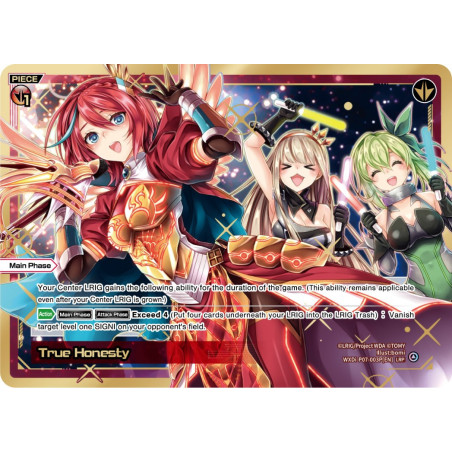 Vanguard_TCG_card_WXDi-P07-003P[EN]_LRP_True_Honesty_INTERLUDE_DIVA
